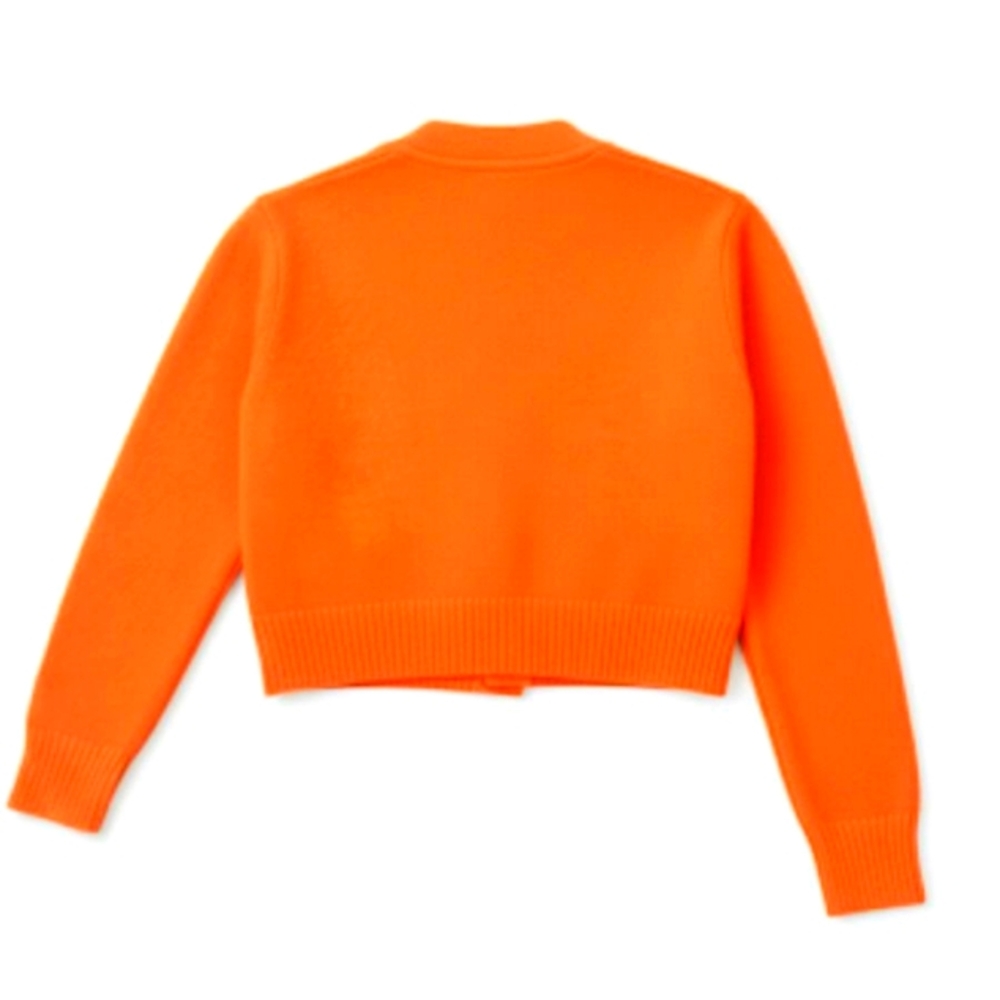NEW, URBAN OUTFITTERS ORANGE CARDIGAN. SIZE: S. SOFT & COZY. ORIGINAL PRICE: $59 - Picture 3 of 3